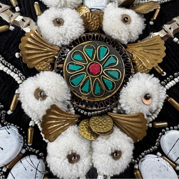 Antik Batik Cuzco Embroidered Beaded Convertible Clutch Black - Picture 2 of 13